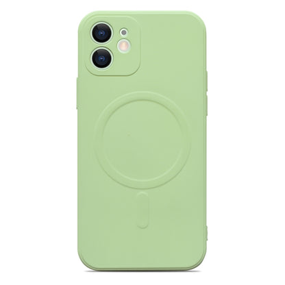 For iPhone 11 Liquid Silicone Full Coverage Magsafe Phone Case (Green) by buy2fix