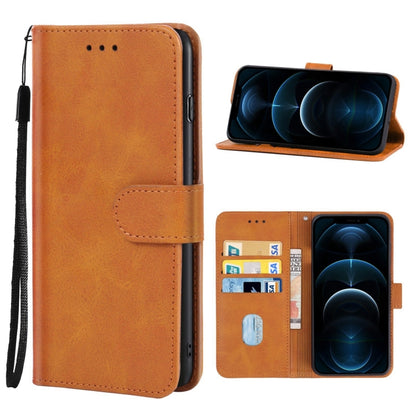 For iPhone 12 Pro Max Leather Phone Case(Brown) by buy2fix
