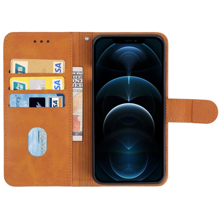 For iPhone 12 Pro Max Leather Phone Case(Brown) by buy2fix