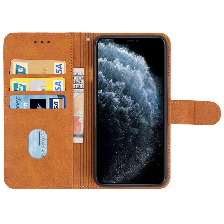 For iPhone 11 Pro Max Leather Phone Case (Brown) by buy2fix