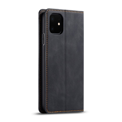 For iPhone 11 Forwenw Dream Series Oil Edge Strong Magnetism Horizontal Flip Leather Case with Holder & Card Slots & Wallet & Photo Frame(Black) - iPhone 11 Cases by Forwenw | Online Shopping UK | buy2fix