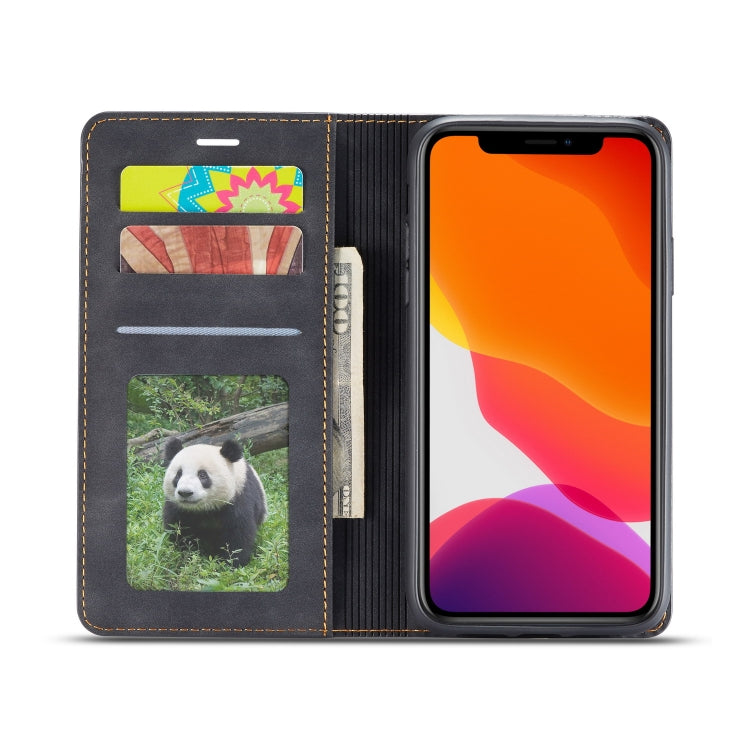 For iPhone 11 Forwenw Dream Series Oil Edge Strong Magnetism Horizontal Flip Leather Case with Holder & Card Slots & Wallet & Photo Frame(Black) - iPhone 11 Cases by Forwenw | Online Shopping UK | buy2fix