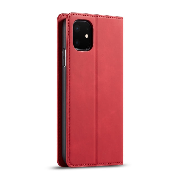 For iPhone 11 Forwenw Dream Series Oil Edge Strong Magnetism Horizontal Flip Leather Case with Holder & Card Slots & Wallet & Photo Frame(Red) - iPhone 11 Cases by Forwenw | Online Shopping UK | buy2fix