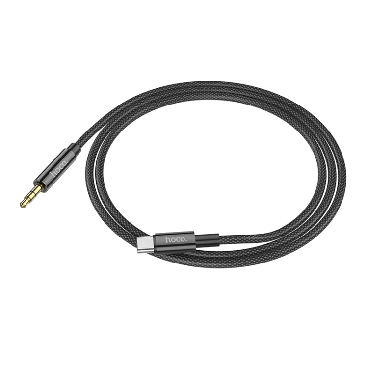 hoco UPA19 Type-C / USB-C Digital Audio Conversion Cable, Length: 1m(Black) - Video & Audio Cable by hoco | Online Shopping UK | buy2fix