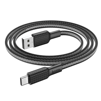 hoco X69 Type-C / USB-C Jaeger Charging Data Cable, Length: 1m(Black Red) - USB-C & Type-C Cable by hoco | Online Shopping UK | buy2fix