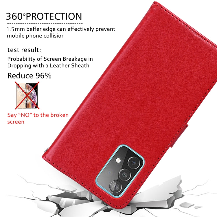 For Samsung Galaxy S22 Ultra 5G Rose Embossed Leather Phone Case(Red) by buy2fix