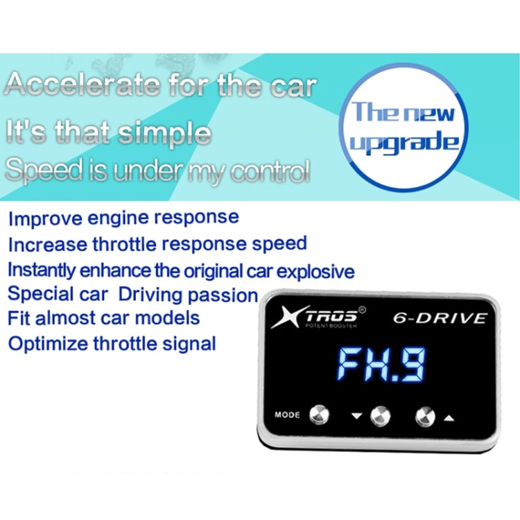 For Nissan X-trail 2006-2007 TROS TS-6Drive Potent Booster Electronic Throttle Controller - In Car by TROS | Online Shopping UK | buy2fix