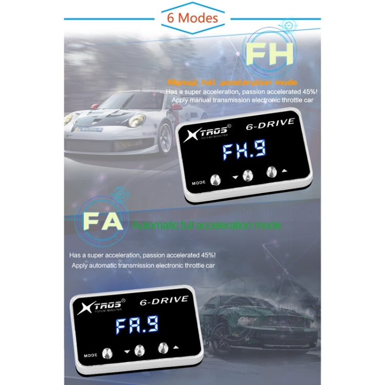 For Nissan X-trail 2008- TROS TS-6Drive Potent Booster Electronic Throttle Controller - In Car by TROS | Online Shopping UK | buy2fix