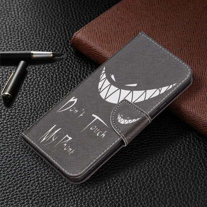 For Samsung Galaxy A53 5G Colored Drawing Pattern Leather Phone Case(Smirk) by buy2fix