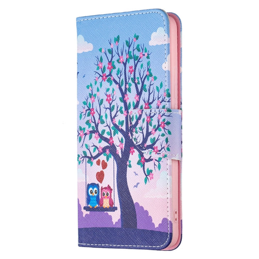 For Xiaomi Redmi Note 11 Pro / 11 Pro+ Colored Drawing Leather Phone Case(Owl) by buy2fix