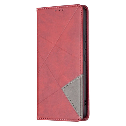 For Samsung Galaxy A53 5G Prismatic Invisible Magnetic Leather Phone Case(Red) by buy2fix