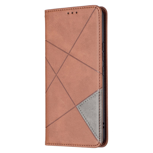 For Samsung Galaxy A53 5G Prismatic Invisible Magnetic Leather Phone Case(Brown) by buy2fix