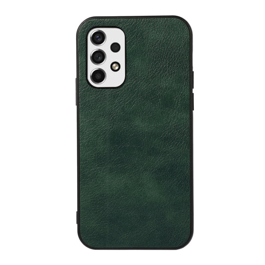 For Samsung Galaxy A53 5G Two-color Lychee Texture Phone Case(Green)