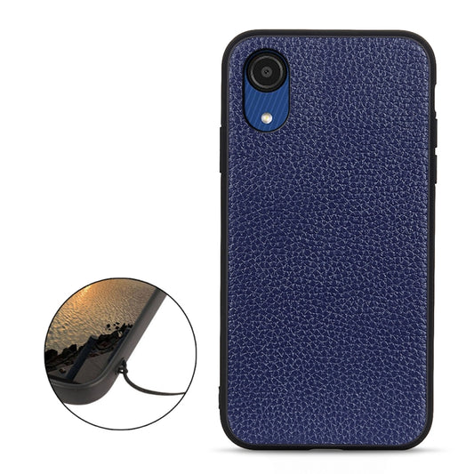 For Samsung Galaxy A53 5G Litchi Texture Leather Phone Case(Blue) by buy2fix