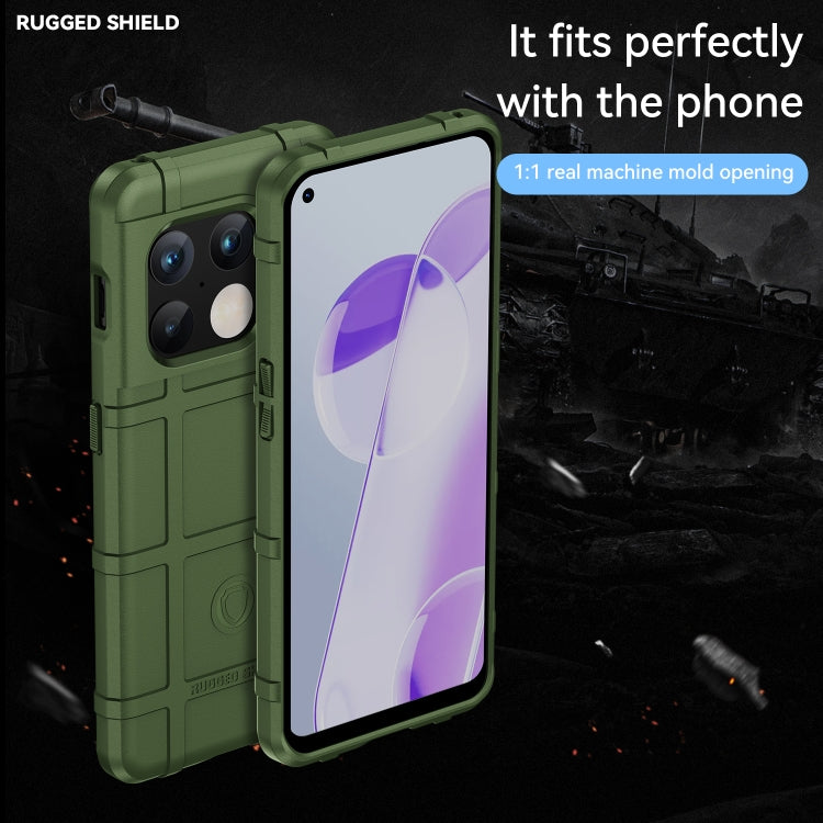 For OnePlus 10 Pro 5G Full Coverage Shockproof TPU Phone Case(Green) - OnePlus Cases by buy2fix | Online Shopping UK | buy2fix
