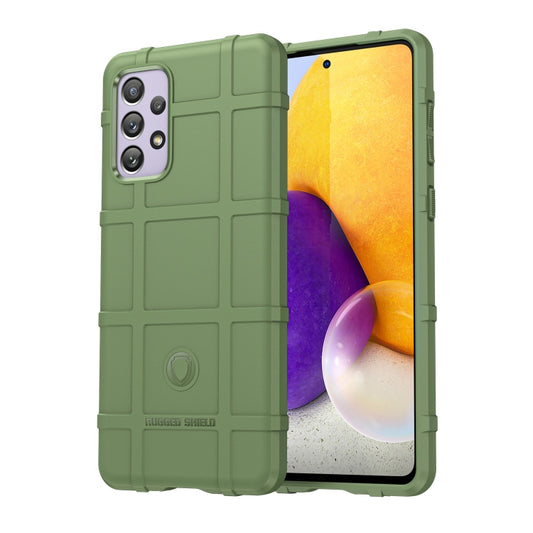 For Samsung Galaxy A73 5G Full Coverage Shockproof TPU Phone Case(Green) by buy2fix
