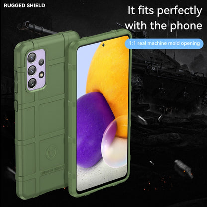For Samsung Galaxy A73 5G Full Coverage Shockproof TPU Phone Case(Green) by buy2fix
