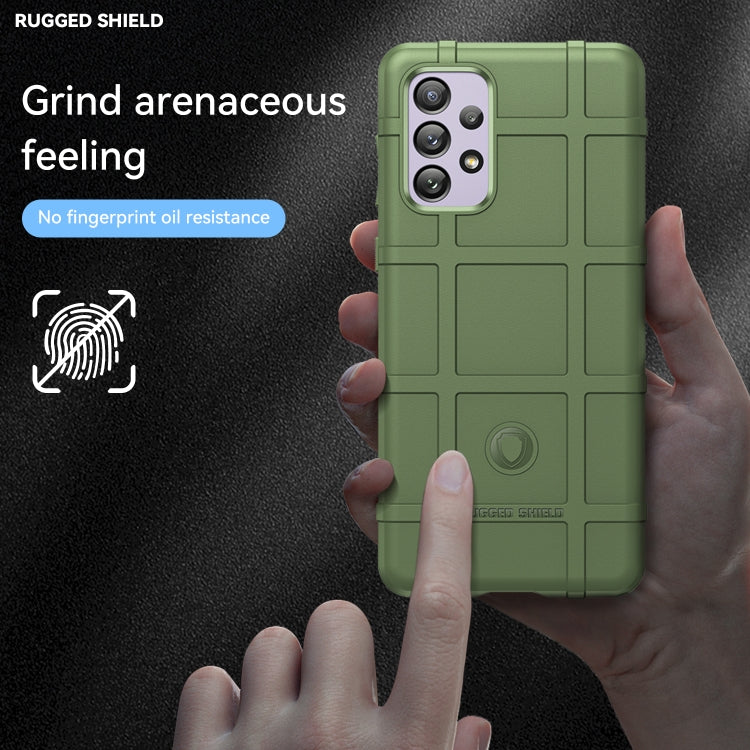 For Samsung Galaxy A73 5G Full Coverage Shockproof TPU Phone Case(Green) by buy2fix