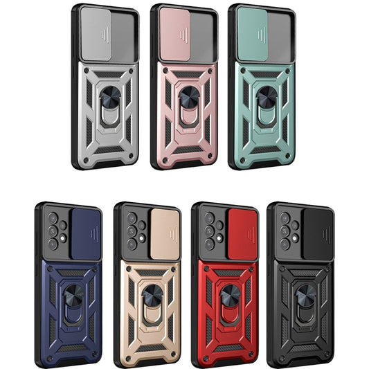 For Samsung Galaxy A33 5G Sliding Camera Design TPU + PC Phone Case(Red) by buy2fix