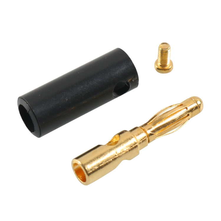 A6545 10 in 1 Car Red and Black Cover Gold-plated 4mm Banana Head Audio Plug - In Car by buy2fix | Online Shopping UK | buy2fix