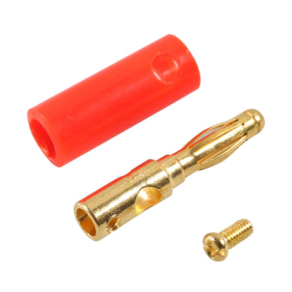 A6545 10 in 1 Car Red and Black Cover Gold-plated 4mm Banana Head Audio Plug - In Car by buy2fix | Online Shopping UK | buy2fix