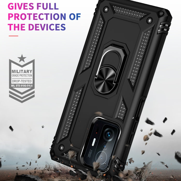 For Xiaomi 11T Pro Shockproof TPU + PC Phone Case(Black) - Xiaomi Cases by buy2fix | Online Shopping UK | buy2fix