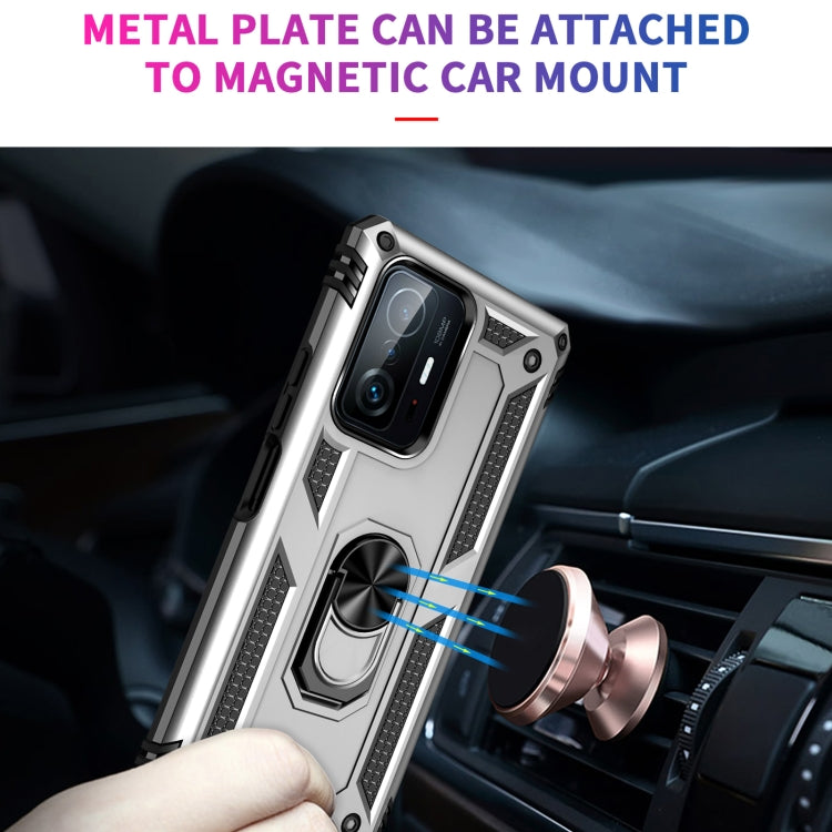 For Xiaomi 11T Pro Shockproof TPU + PC Phone Case(Silver) - Xiaomi Cases by buy2fix | Online Shopping UK | buy2fix