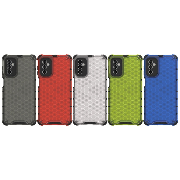 For Samsung Galaxy M52 5G Honeycomb PC + TPU Phone Case(Green) by buy2fix