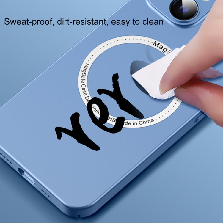 For iPhone 13 Frosted PC Magsafe Case(Sierra Blue) - iPhone 13 Cases by buy2fix | Online Shopping UK | buy2fix