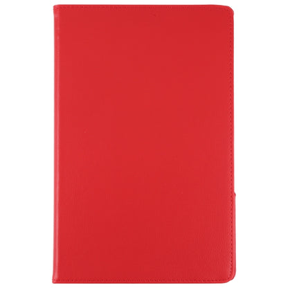 For Lenovo Tab P12 Pro 12.6 Litchi Texture Solid Color Leather Tablet Case(Red) - Lenovo by buy2fix | Online Shopping UK | buy2fix