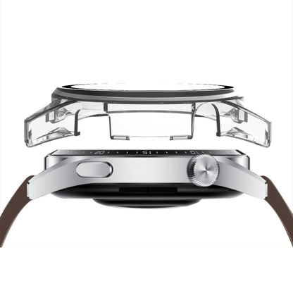 For Huawei Watch GT 3 42mm PC + Tempered Glass Watch Protective Case(Olive Green) by buy2fix