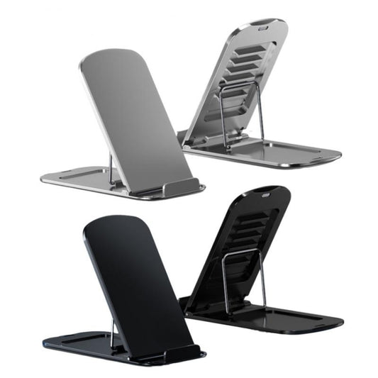 Aluminum Alloy Folding Phone Holder(Black) by buy2fix