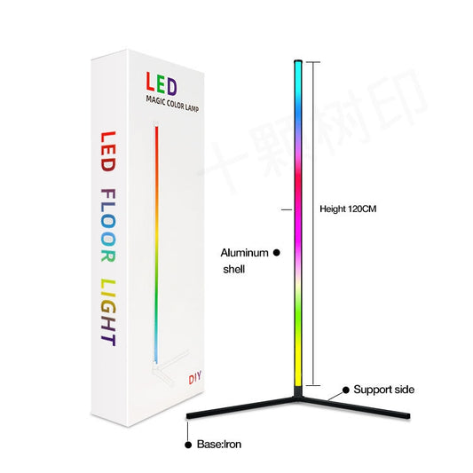 LED Symphony RGB Atmosphere Floor Light with Remote Control, Length:1.2m by buy2fix