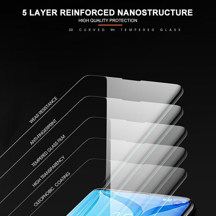 For Honor 60 UV Liquid Curved Full Glue Tempered Glass Film - Honor Tempered Glass by buy2fix | Online Shopping UK | buy2fix