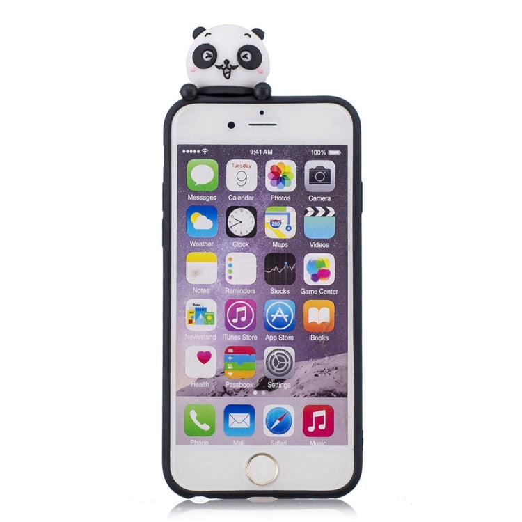 For iPhone 6 Shockproof Cartoon TPU Protective Case(Three Pandas) - More iPhone Cases by buy2fix | Online Shopping UK | buy2fix