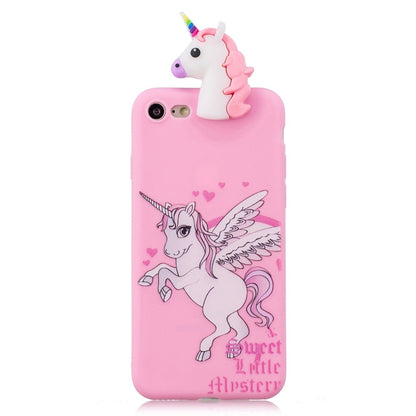 For iPhone 7 / 8 Shockproof Cartoon TPU Protective Case(Unicorn) - More iPhone Cases by buy2fix | Online Shopping UK | buy2fix