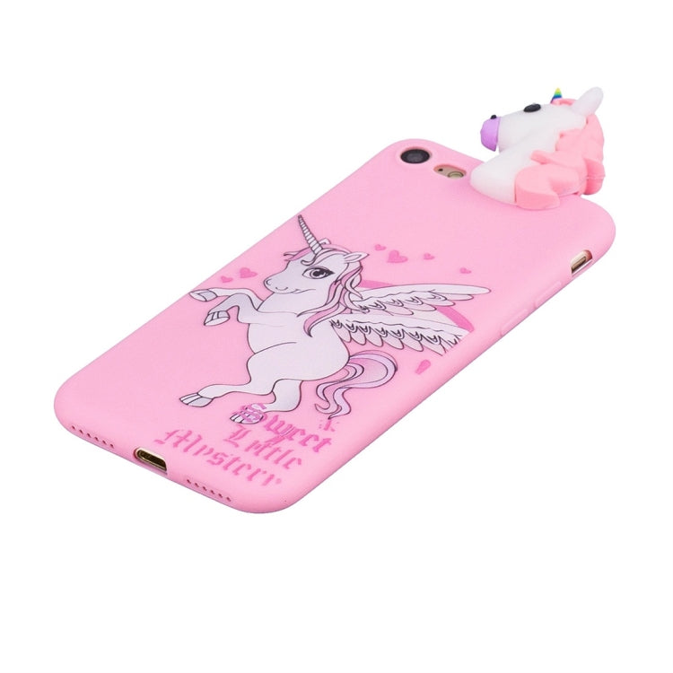 For iPhone 7 / 8 Shockproof Cartoon TPU Protective Case(Unicorn) - More iPhone Cases by buy2fix | Online Shopping UK | buy2fix