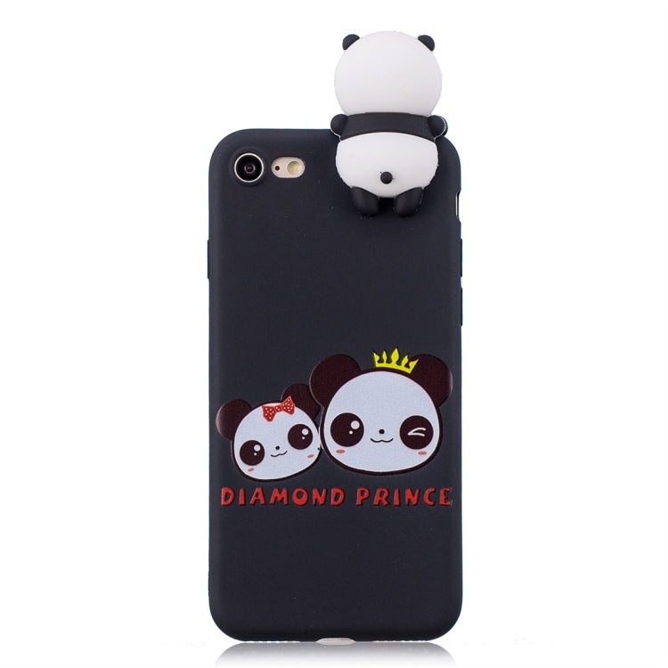 For iPhone 7 / 8 Shockproof Cartoon TPU Protective Case(Two Pandas) - More iPhone Cases by buy2fix | Online Shopping UK | buy2fix