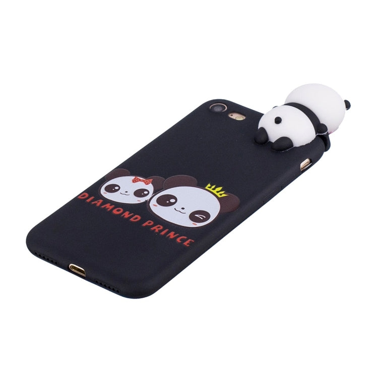 For iPhone 7 / 8 Shockproof Cartoon TPU Protective Case(Two Pandas) - More iPhone Cases by buy2fix | Online Shopping UK | buy2fix