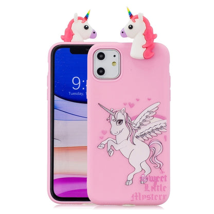 For iPhone 11 Shockproof Cartoon TPU Protective Case(Unicorn) - iPhone 11 Cases by buy2fix | Online Shopping UK | buy2fix