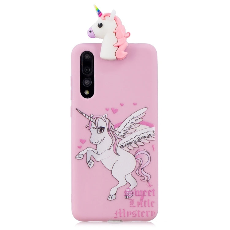 For Huawei P20 Shockproof Cartoon TPU Protective Case(Unicorn) - Huawei Cases by buy2fix | Online Shopping UK | buy2fix