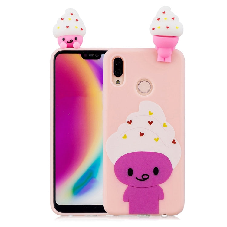 For Huawei P20 Lite Shockproof Cartoon TPU Protective Case(Ice Cream) - Huawei Cases by buy2fix | Online Shopping UK | buy2fix