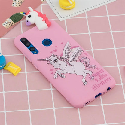 For Huawei P30 Lite Shockproof Cartoon TPU Protective Case(Unicorn) - Huawei Cases by buy2fix | Online Shopping UK | buy2fix