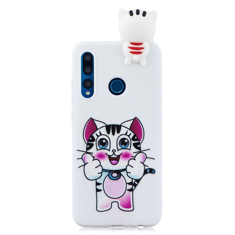 For Huawei P30 Lite Shockproof Cartoon TPU Protective Case(Cat) - Huawei Cases by buy2fix | Online Shopping UK | buy2fix