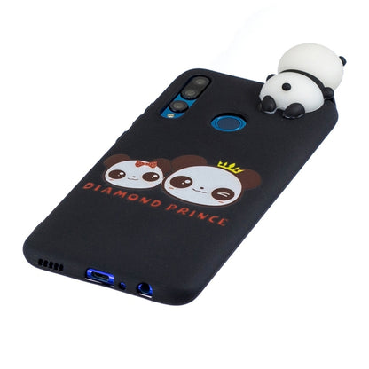 For Huawei Y7 (2019) Shockproof Cartoon TPU Protective Case(Two Pandas) - Huawei Cases by buy2fix | Online Shopping UK | buy2fix