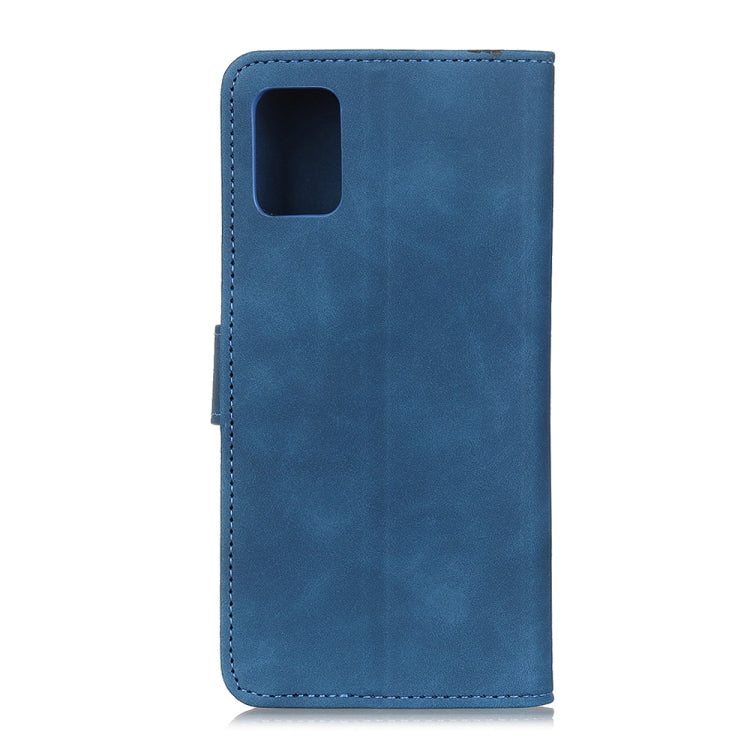For Galaxy S20 Retro Texture PU + TPU Horizontal Flip Leather Case with Holder & Card Slots & Wallet(Blue) by buy2fix