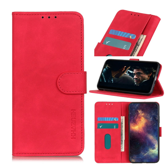 For Galaxy S20 Retro Texture PU + TPU Horizontal Flip Leather Case with Holder & Card Slots & Wallet(Red)