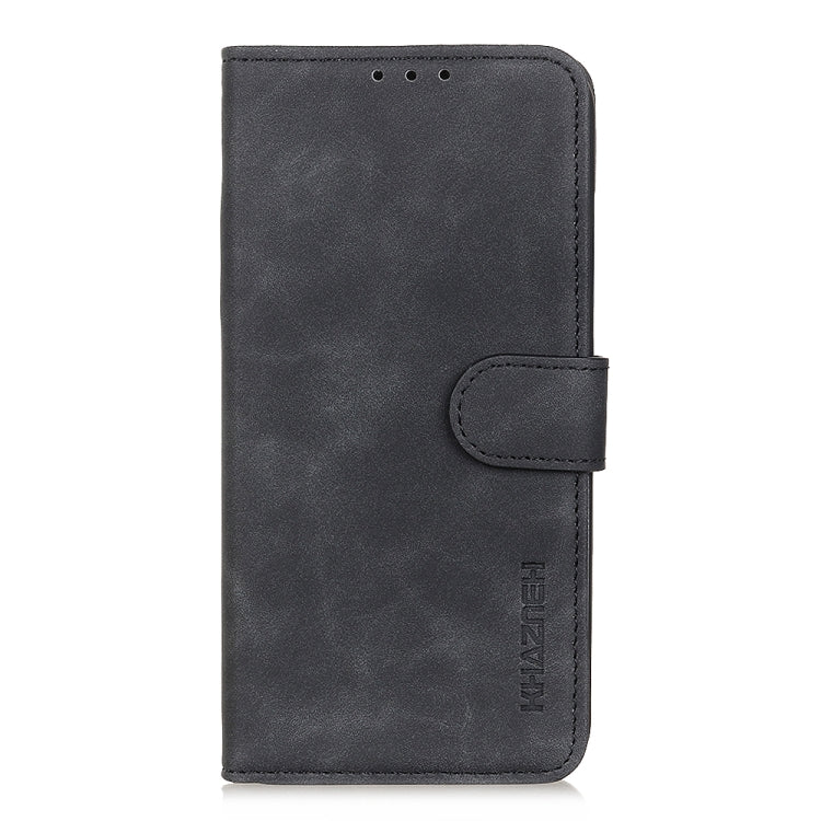 For Huawei Honor 60 Pro KHAZNEH Retro Texture Horizontal Flip Leather Phone Case(Black) - Honor Cases by buy2fix | Online Shopping UK | buy2fix