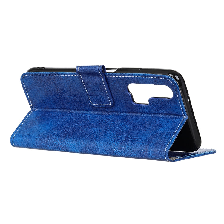 For Galaxy S20 Retro Crazy Horse Texture Horizontal Flip Leather Case with Holder & Card Slots & Photo Frame & Wallet(Blue) by buy2fix
