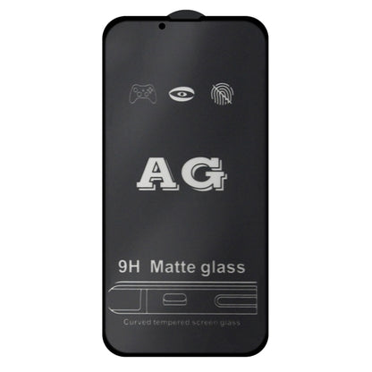 For iPhone 16e / 13 / 13 Pro 25pcs AG Matte Frosted Full Cover Tempered Glass Film by buy2fix